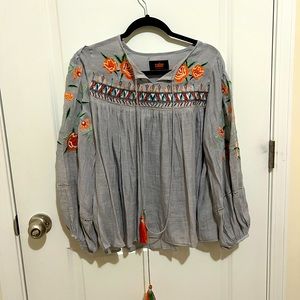 Full sleep colorful women’s tops.